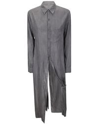 Limi Feu - Longline Button-Down Shirt - Lyst