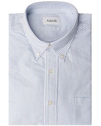 AMISH - Gestreept Overhemd - Lyst