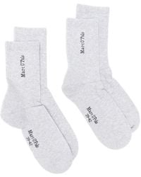 Marc O' Polo - Logo-Intarsia Socks (Pack Of Two) - Lyst