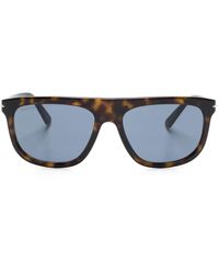 Gucci - Occhiali Da Sole Modello Wayfarer Con Effetto Tartarugato - Lyst