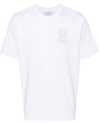 Casablancabrand - Katoenen T-shirt Met Print - Lyst