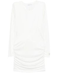 Patrizia Pepe - Draped Mini Dress - Lyst