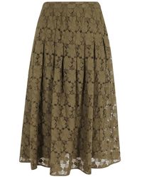 Max Mara - Airone Midi-Rok - Lyst