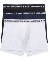 Karl Lagerfeld - Boxer Con Banda Logata (3 Pezzi) - Lyst