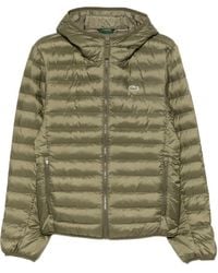 Lacoste - Hooded Quilt Jacket - Lyst
