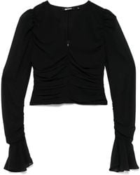 ROTATE BIRGER CHRISTENSEN - ロングスリーブ シフォントップ - Lyst