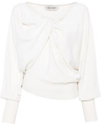 Alberta Ferretti - Maglione Con Design A Incrocio - Lyst