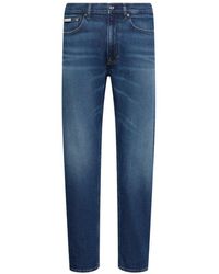 Calvin Klein - Faded-Effect Jeans - Lyst