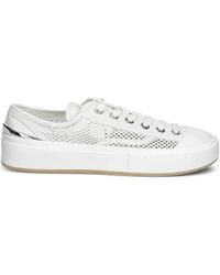 MICHAEL Michael Kors - Jude Mesh-Panelled Low-Top Sneakers - Lyst