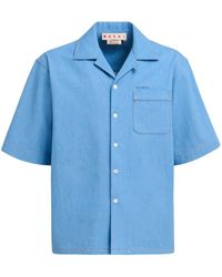 Marni - Patch-pocket Cotton Shirt - Lyst
