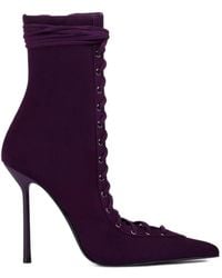 Le Silla - Colette Lace-Up Ankle Boots - Lyst