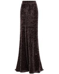 Gemy Maalouf - Sequin-Embellished Slim-Fit Skirt - Lyst