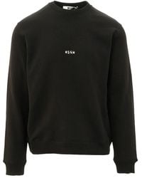 MSGM - Logo-print Sweatshirt - Lyst