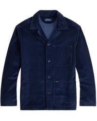 Polo Ralph Lauren - Corduroy Collared Long-Sleeve Overshirt - Lyst