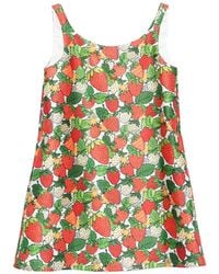 ALESSANDRO ENRIQUEZ - Strawberry-Print Mini Dress - Lyst