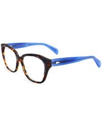 Rag & Bone - Tortoiseshell-Effect Squared-Frame Glasses - Lyst