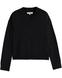 Chinti & Parker - Gerippter Pullover mit V-Ausschnitt - Lyst