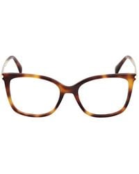 Max Mara Eyewear - Tortoiseshell-Effect Cat-Eye Glasses - Lyst