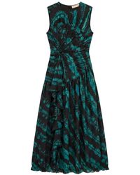 Ulla Johnson - Veda Ruffled Midi Dress - Lyst