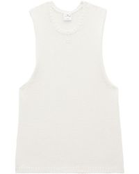 Courreges - Knitted Tank Top - Lyst