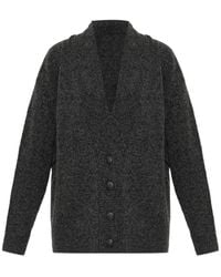 Akep - V-Neck Loose-Fit Cardigan - Lyst