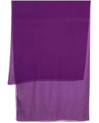 Max Mara - Finished Edge Silk Scarf - Lyst