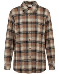 P.A.R.O.S.H. - Checked Sequin-Embellished Shirt - Lyst
