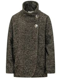 Ba&sh - Manteau Naomi À Simple Boutonnage - Lyst