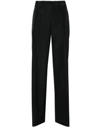 P.A.R.O.S.H. - Pinstripe Wide-Leg Trousers - Lyst