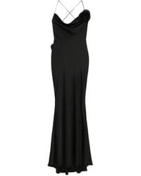 Parlor - Vestido largo con apliques florales - Lyst