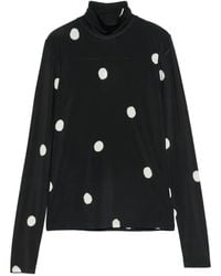 Christian Wijnants - Tugal Polka-Dot High-Neck Top - Lyst