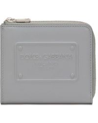 Dolce & Gabbana - Logo-debossed Zip-around Wallet - Lyst