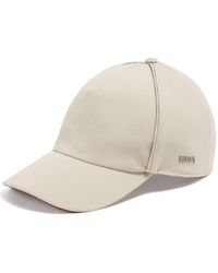 Zegna - Cotton And Wool Baseball Cap Accessories - Lyst