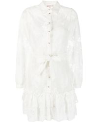 Liu Jo - Floral-lace Short Dress - Lyst