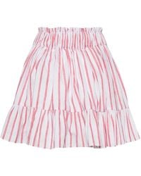 Bambah - Gestreepte Mini-Rok - Lyst
