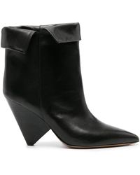 Isabel Marant - Lulya 90mm Leather Boots - Lyst