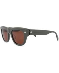McQueen - Spike-Embellished Square-Frame Sunglasses - Lyst