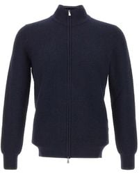 Gran Sasso - Honeycomb-Knit Virgin Wool Cardigan - Lyst
