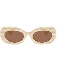KHAITE - X Oliver Peoples Lunettes De Soleil À Monture Ovale - Lyst