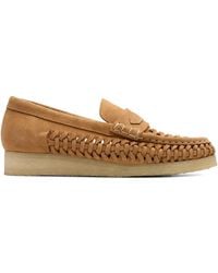 Clarks - Gewebte Loafer - Lyst