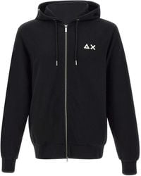 Sun 68 - Logo Zip Sweatshirt - Lyst