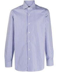 Barba Napoli - Candy-Stripe Long-Sleeve Shirt - Lyst