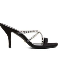 Stuart Weitzman - 85Mm Crystal-Embellished Strapeze Slide - Lyst