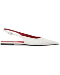 Stella McCartney - Elsa Cocco Alt Reptile Ballerina Shoes - Lyst