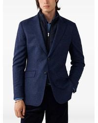 Hackett - Single-Breasted Blazer - Lyst