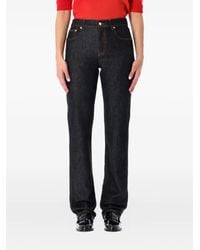 Fabiana Filippi - Five-pocket Back-patch Jeans - Lyst