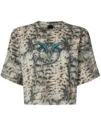 Pinko - Terni Beaded-Embellishment T-Shirt - Lyst