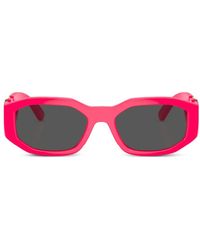 Versace - Biggie Geometric-Frame Sunglasses - Lyst