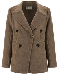 Tory Burch - Double-Breasted Blazer - Lyst