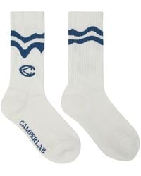CAMPERLAB - Logo-Embroidered Socks - Lyst